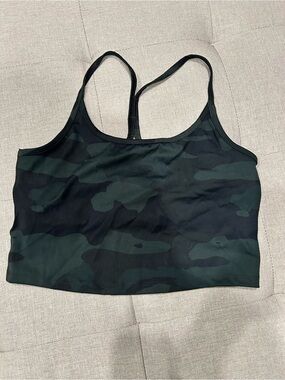 Gottex Dark Green & Black Camo Sports Bralette